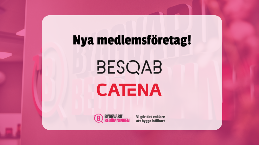 Nya Medlemsföretag! (1)